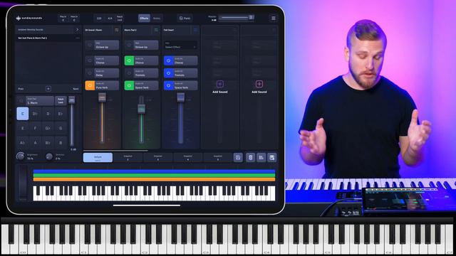 Worship Piano Sounds - Ambient, Atmospheric Sound | Sunday Keys App смотреть онлайн