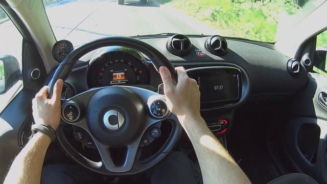 2018 Smart ForTwo BRABUS | Summer POV Test Drive #18 смотреть онлайн