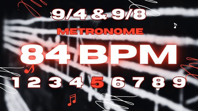 84 BPM - 9/4 & 9/8 Metronome смотреть онлайн