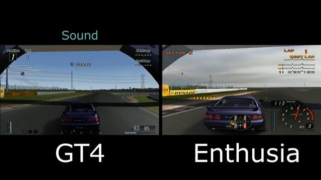 GT4 Vs Enthusia Tsukuba Toyota MR2 (PS2) смотреть онлайн