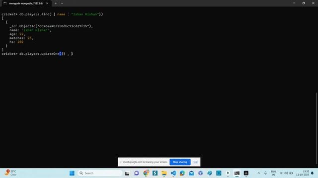 CRUD Operations on MongoDB using MongoDB shell - Day 15 смотреть онлайн