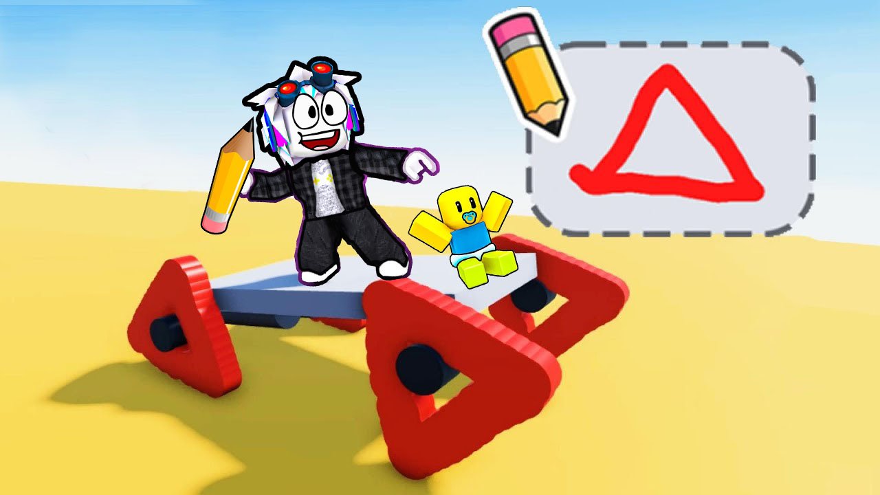 СОЗДАЛ САМОЕ СОВЕРШЕННОЕ КОЛЕСО В МИРЕ РОБЛОКСА! ROBLOX Wheel Drawing Obby смотреть онлайн