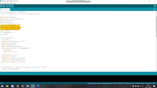 Mini Project IoT 3 : Project using MQTT Dash смотреть онлайн