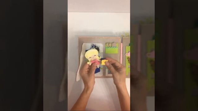 Busy quiet Book for Girls Развивающая книжка игрушка для девочек смотреть онлайн