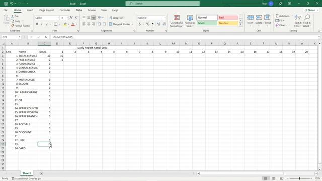 How to Make Daily Activity Report in Excel | Daily Report | Ms Office | H2R top смотреть онлайн