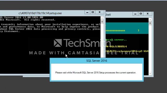SQL Server SP2 and SSMS Installation Through PowerShell смотреть онлайн