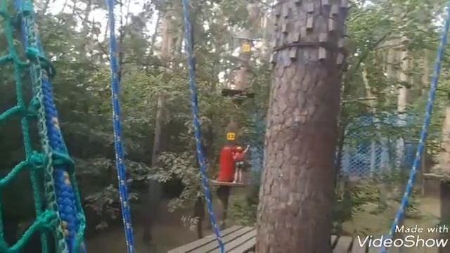 Джунгли парк в Гродно Пышки на высоте 15метров. смотреть онлайн