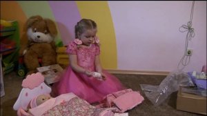 Baby Annabell Обзор кроватки и сумочки для пеленания!