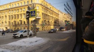Троллейбус, маршрут №9 6281 «Адмирал» б.6205 (04.02.2021) Санкт-Петербург