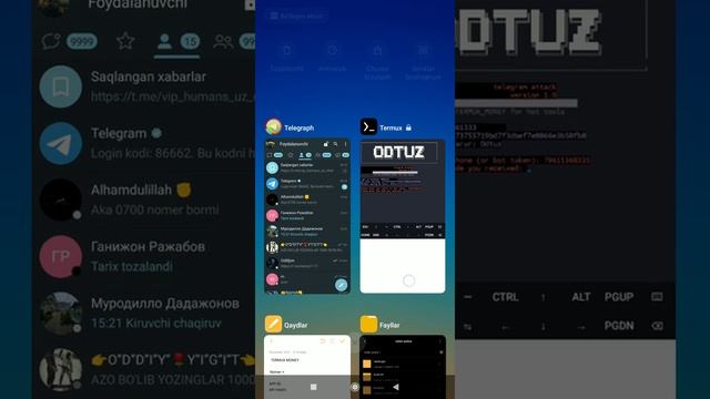TERMUX ORQALI TELEGRAM AKKAUNT BOSHQARISH ??? смотреть онлайн