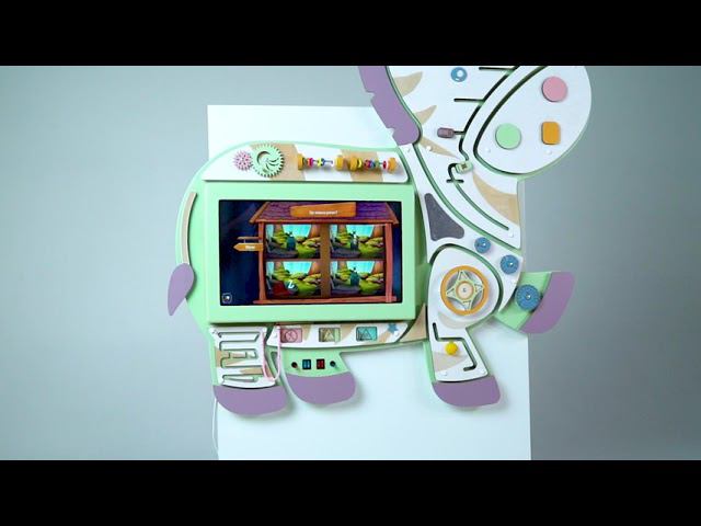 Интерактивный бизиборд «Зебруша» смотреть онлайн