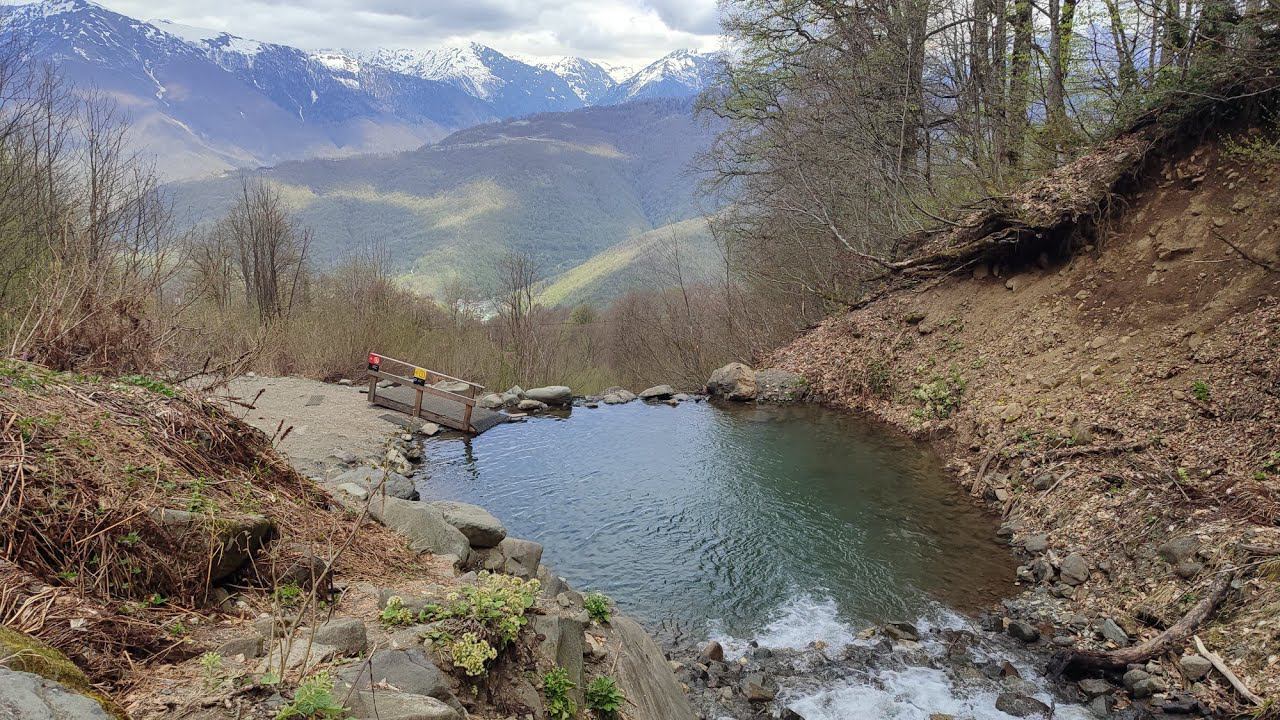 ПОЛЯНА 960|| КУПЕЛЬ 960 || ВОДОПАД ПОЛИКАРЯ || ВЕРШИНА 2200|| КАНАТНЫЕ ДОРОГИ || АПРЕЛЬ 2024. СОЧИ