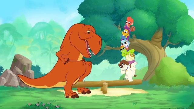 Learn Dinosaur names | Mystery Dinosaurs | T-Rex | jurassic cartoon videos for kids смотреть онлайн