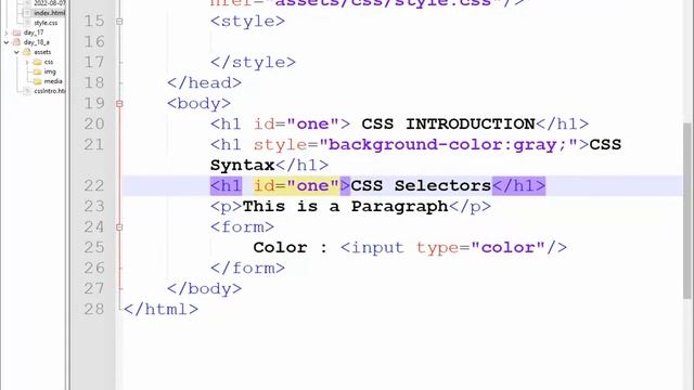Day - 17 | CSS - 01 | Web Design - 07 смотреть онлайн