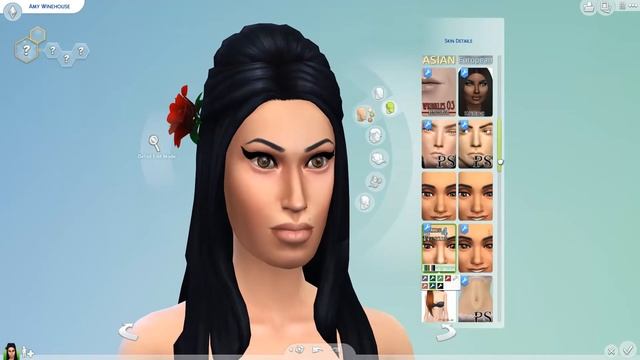 The Sims 4 - 33 Day CAS Challenge - Day 13 Favorite Singer - Amy Winehouse смотреть онлайн