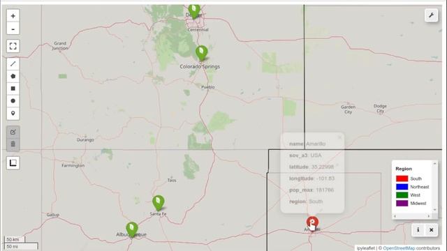 Creating a marker-cluster map with different icon styles смотреть онлайн