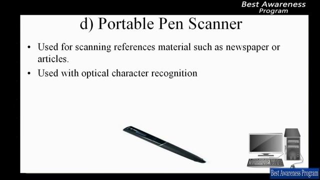 Hardware and Software: Types of Scanner: Portable Pen Scanner part 17 of 2nd termd смотреть онлайн