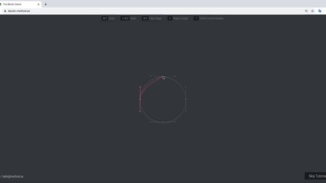 Bezier Game - Stage0 - Tutorials(line, house, circle, heart) смотреть онлайн
