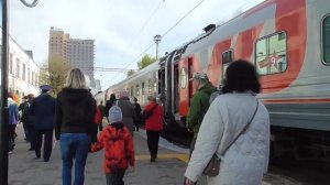 С ДНЕМ ПОБЕДЫ!!! УРА!!! П36-0120, П36-0110. С поездом Победы №905/906, Волоколамск - Москва.