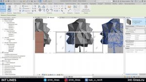 Прозрачность на фасаде в Revit. Окна, двери, витраж, мебель