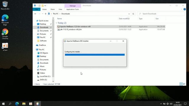 How To Install Java JDK 11 & Apache Netbeans 12 on Windows 10 смотреть онлайн
