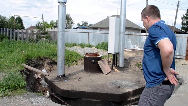 Сооружение дренажных колодцев завершено в Бердске смотреть онлайн