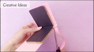 How to make Folding Mobile Phone with cardboard and paper/ DIY Paper Mobile Phone/ DIY Paper Craft