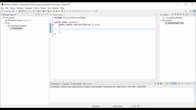 How To Create A Class In Eclipse In Java || Creating A Class In Java || Eclipse IDE