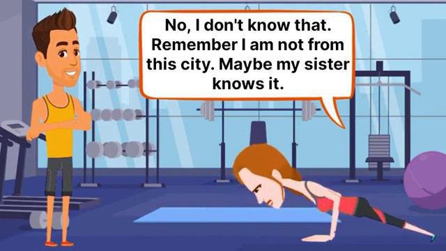 Present Simple (Working out at the gym) - English Conversation Practice - Improve Speaking смотреть онлайн