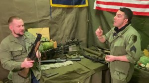 Пистолет Кольт 911 и гранатомет М-79 (как у терминатора)  американское оружие во вьетнамской войне