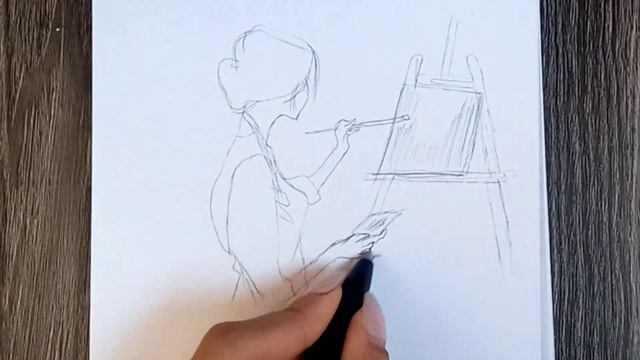 How to draw a girl is painting смотреть онлайн