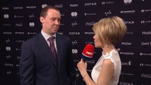 Интервью Сергея Мозякина перед началом церемонии награждения