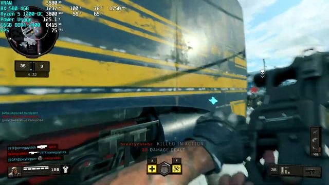 CoD Black Ops 4 PC 1080p & 1440p Test - Ryzen 5 1400 OC + RX 580 4GB + 16GB RAM (MP) смотреть онлайн