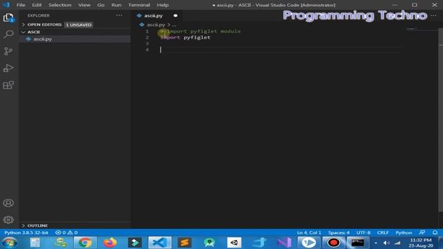 how to create ASCII art in python смотреть онлайн