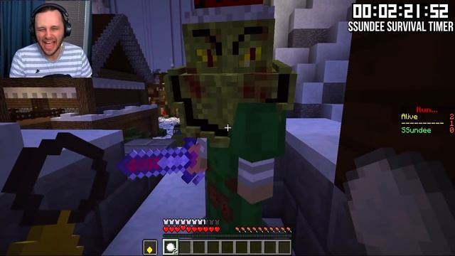 FROSTY the SNOW KILLER! *Christmas* Murder Run! in Minecraft! смотреть онлайн