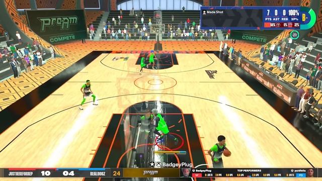 The POWER of HOF "RIGHT STICK RIPPER" on NBA 2K24... смотреть онлайн