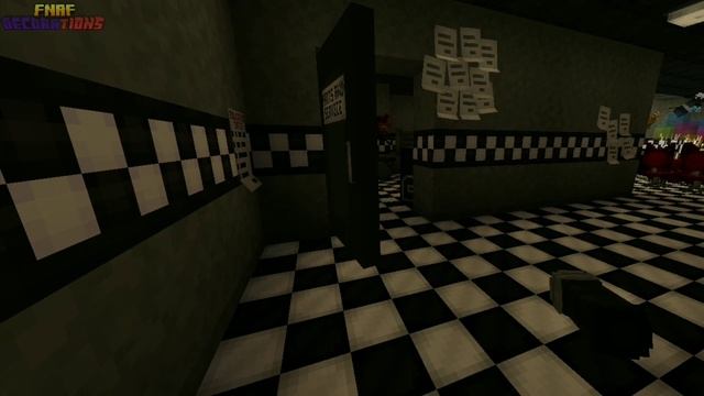 FredBear's Family Diner Tour In Minecraft! | Fnaf Decorations Addon