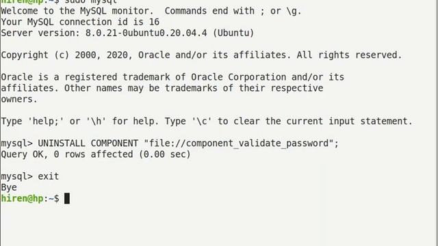 {SOLVED} phpmyadmin installation ERROR 1819 (HY000):Your password does not ... on UBUNTU18.04/20.04 смотреть онлайн