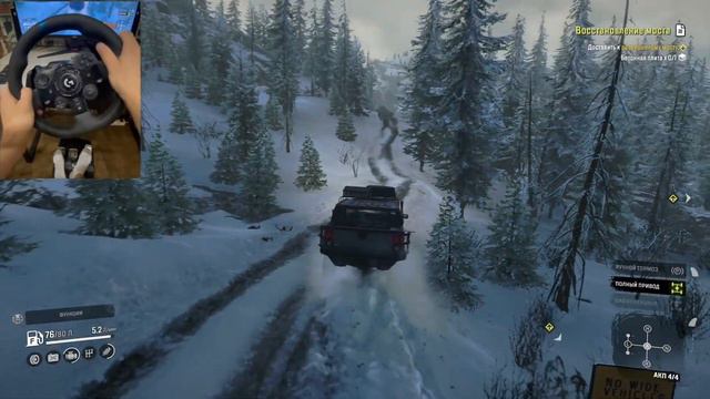 SnowRunner | Карьера | Аляска | Logitech G923 | Серия 30 смотреть онлайн