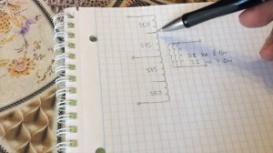 Намотка выходного трансформатора для двухтактного усилителя.