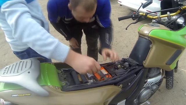 Доставили Мотоицкл,едем забирать Cagiva Canyon 500