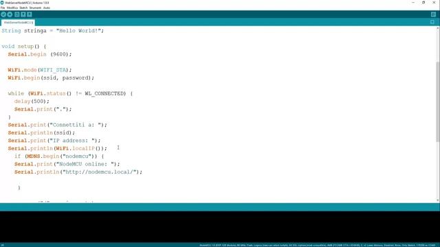 WebServer con NodeMCU || ESP8266 смотреть онлайн