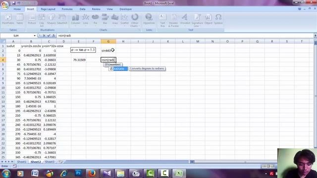 CARA MEMBUAT RUMUS TRIGONOMETRI MENGGUNAKAN EXCEL смотреть онлайн