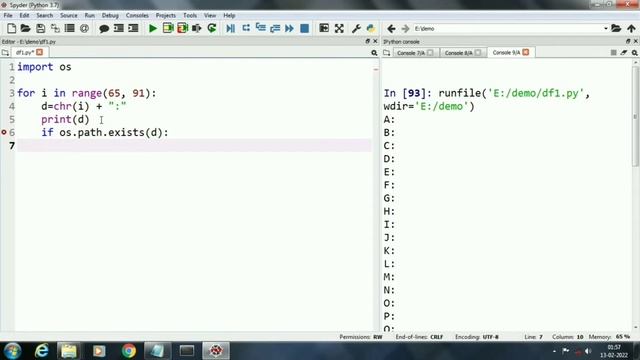 How to get the drives of a computer using Python | Get the Partitions of a Harddisk using Python смотреть онлайн