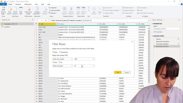 [Eurostat 1/2] Get Population Growth into Power BI from Eurostat API смотреть онлайн