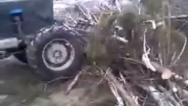 ЛТ-82 Лесной толкатель штабелер смотреть онлайн