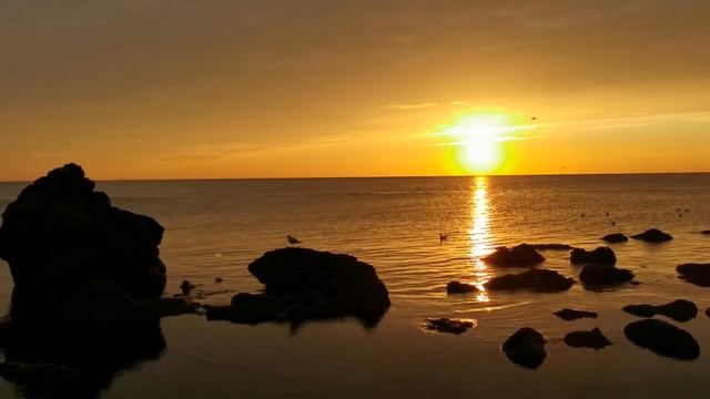 Пять красивых рассветов и шум моря. Музыка Изобилия,Успеха и Богатства. Медитация на Большие Деньги смотреть онлайн