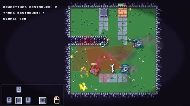 Tank n Spank! (Lua Love2D, topview tank game prototype) смотреть онлайн