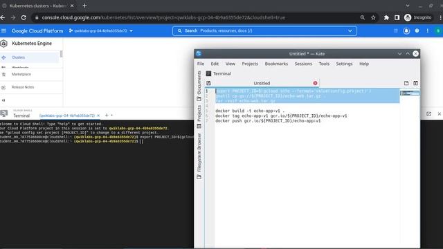 Qwiklabs: Build and Deploy a Docker Image to a Kubernetes Cluster смотреть онлайн