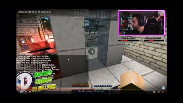 AURONPLAY REACCIONA A ENFADOS DE WILLYREX EN MINECRAFT *SE PARTE DE RISA* смотреть онлайн